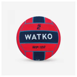 Crveno plava lopta za vaterpolo WP100(veličina 2)