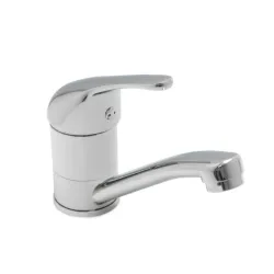 Jednoručna baterija za sudoperu, UNA, 2 cevi, kratka lula, 4