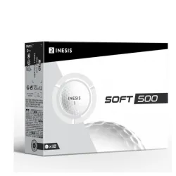 Loptice za golf soft 500 Bele