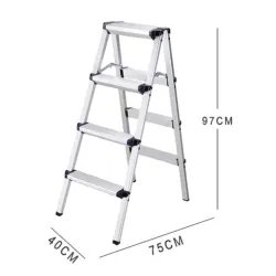 SuperStep Stepenaste Merdevine 2x4 Podest 97cm