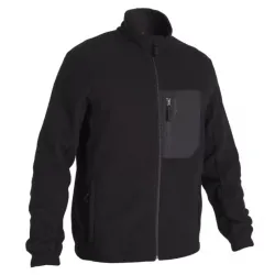 Crni duks od flisa za lov 500