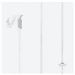 Štapovi za skijanje Boost 500 beli