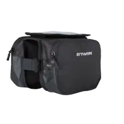 Crna biciklistička dvojna torbica 2L