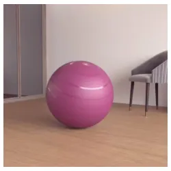 Lopta za pilates veličine 2 (75cm) Roze