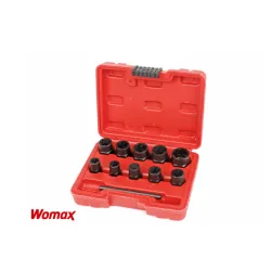 Ključ nasadni  3/8" za oštećene vijke i navrtke set 10 kom Womax