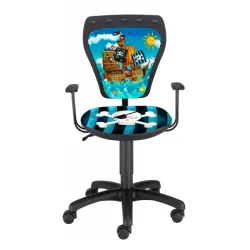 Dečija daktilo stolica Ministyle TS22 GTP28-BL pirate SH