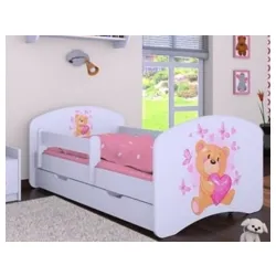 Dečiji krevet Baloo Happy meda beli 160×80