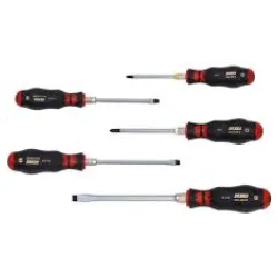 Set 3K ZEBRA odvijača sa udarnom kapom šlic+PH 5kom