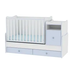 Drveni Krevetac Trend Plus plavo beli