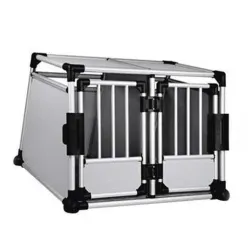 Dupli transporter za psa od aluminijuma