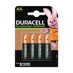 Duracell AA 1/ 4 1.2V 2500mAh Ni-MH punjiva baterija pakovanje 4kom