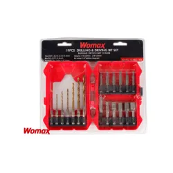 Burgije i bitovi set Womax 19 kom