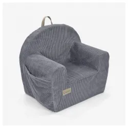 Fotelja za decu Alberomio Somot Sivi 