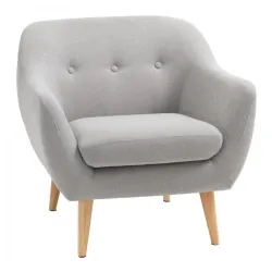 Fotelja Elegant svetlo siva