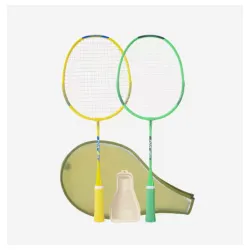Zeleno-oker deZeleno-oker dečji komplet reketa za badminton BR 130čji komplet reketa za badminton BR 130