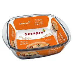 Vatrostalna posuda 2.4L četvrtasta Sempre