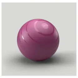 Lopta za pilates veličine 3 (75cm) roze
