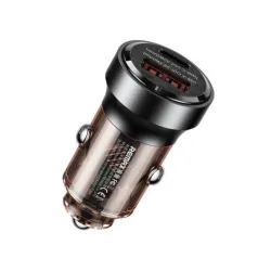 REMAX Auto punjač 1XUSB+1XTIP C QC 30W RCC338 crni
