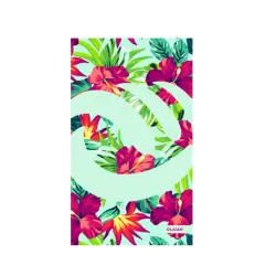 Peškira za plažu cvetni sa printom