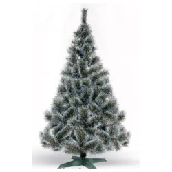 Gusta novogodišnja jelka Bor sa belim vrhovima 150 cm