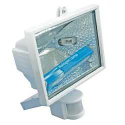 Halogeni reflektor sa senzorom beli