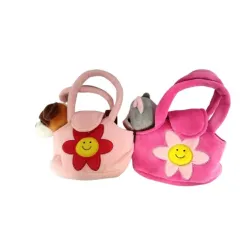 Plišani pas/mačka sa torbicom 21cm 