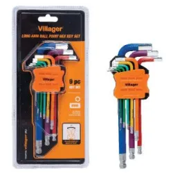 Imbus set dugih ključeva 9 kom u boji