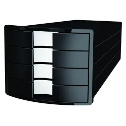 Police za dokumentaciju sa fiokama 05PD1012B Crna 