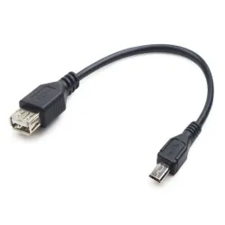 Kabl USB A-OTG-AFBM-03 Gembird OTG AF to Micro BM cable, 0.15 m