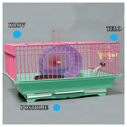 Kavez za hrčka H-3 plava