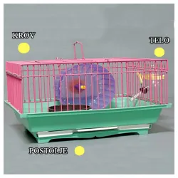 Kavez za hrčka H-3 žuta