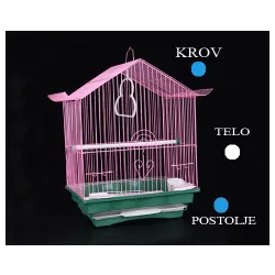 Kavez za ptice 102 bela i plava