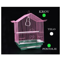 Kavez za ptice 102 bela i zelena