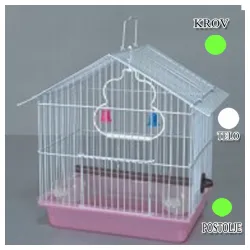 Kavez za ptice W033 zelena i bela