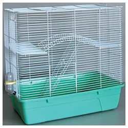 Kavez za zeca 446 bela i zelena