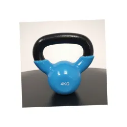 Kettlbel Metal+ Vinyl 4 kg RX DB2174-4 svetlo plava