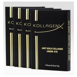 KollagenX Maska za predeo oko očiju 24KT Gold 4kom.