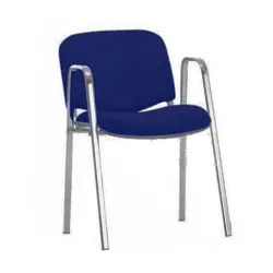 Konferencijska stolica sa rukonaslonom plava