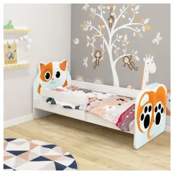 Krevet za decu ANIMALS 160X80 CM WHITE ACMA VII 6 dezena