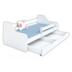 Krevet sa fiokom i dušekom 160x80 Dione Beli