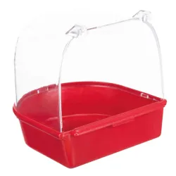 Kućica za kupanje 14x14x15cm crvena