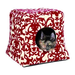 Kućica za mačke 35 cm Trixie crveno-krem