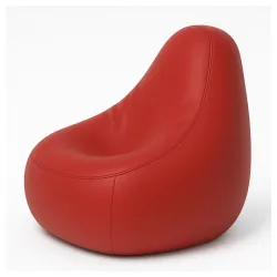 Lazy Bag eko koža crvena L