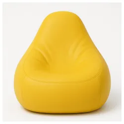 Lazy Bag eko koža žuta S