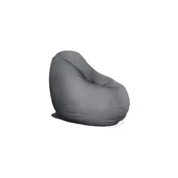 Lazy bag eko koža tamno siva XL