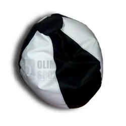 Lazy Bag eko koža crno beli L