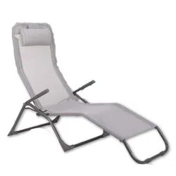 Ležaljka Charles siva