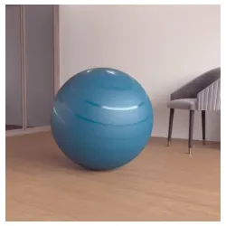 Lopta za pilates veličine 3 (75cm) plava 