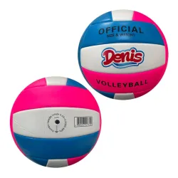 Lopta za odbojku vel. 5, plavo-žuto-bijela, 2s