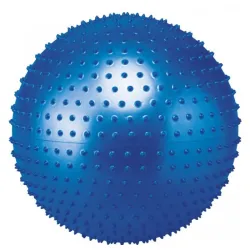 Lopta za pilates masirajuća 65cm BB-003 plava